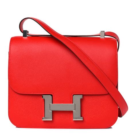 HERMES Epsom Constance 24 Rouge de Coeur 